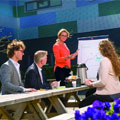 Buiten vergaderen bevordert concentratie en creativiteit