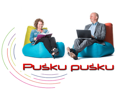 Win een set trendy zitzakken voor op kantoor.