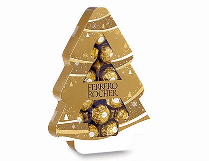 Gratis heerlijke Ferrero Rocher kerstboom