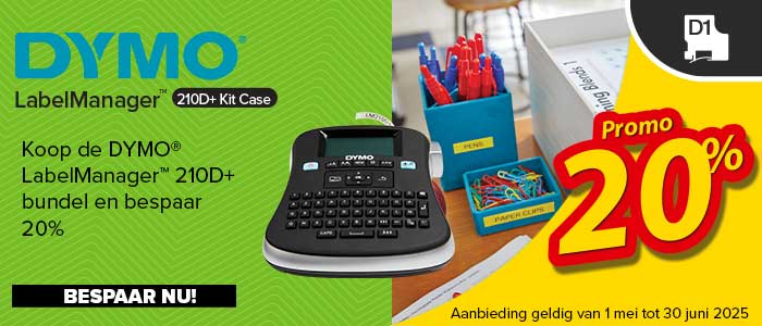 Koop de DYMO LabelManager 210D+ bundel en bespaar 20%