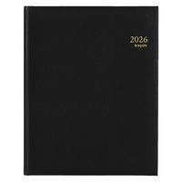 Weekagenda Concorde zwart - 21 x 27 cm - Jaar 2025