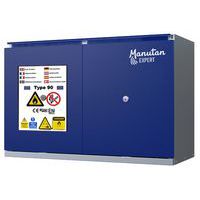 Armoire basse batterie lithium passif - 2 portes - Manutan Expert