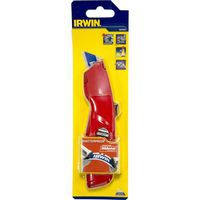 Cutter sécurité auto-rétractable bi-métal sur carte - Irwin