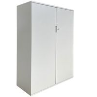 Armoire reconditionnée mi-haute 2 portes - Grise