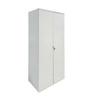 Armoire reconditionnée haute 2 portes - Grise