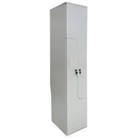 Vestiaire reconditionné 2 cases portes en L - Gris