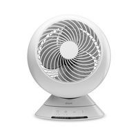 Tafelventilator, bol, oscillerend - Wit - 2-27 W