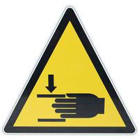 Waarschuwingsbord - Beknellingsgevaar - Aluminium