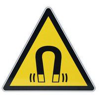 Waarschuwingsbord - Magnetisch veld - Aluminium