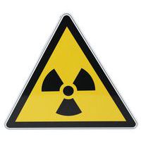 Panneau danger - Matières radioactives - Aluminium - 200 mm