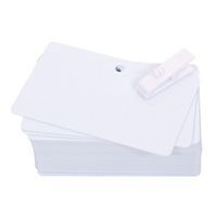 Cartes à imprimer PVC - Blanches - 5 mm - Sogedex