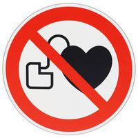 Bord Verboden voor dragers van pacemakers - PVC - Manutan Expert