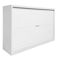 Refurbished witte lage roldeurkast