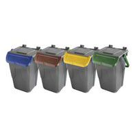 Poubelle de recyclage plastique 35L - Mobil Plastic