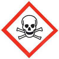 CLP-bord - Giftig - Zelfklevend - 120x120 mm
