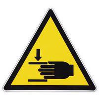 Waarschuwingsbord - Beknellingsgevaar - Zelfklevend