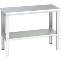 WerkBank Cubio - rvs en legbord - 1500x750x740-1140mm - Bott