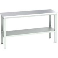 WerkBank Cubio - rvs en legbord - 2000x750x740-1140mm - Bott