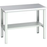 WerkBank Cubio roestvrijstaal  - legbord - 1500x900x740-1140mm - Bott