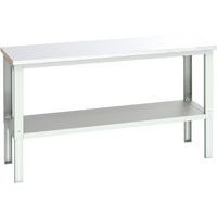 WerkBank Cubio staal met legbord - 2000x750x740-1140mm - Bott