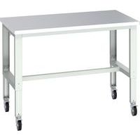 Cubio bank op roestvrijstalen wielen - 1500x900x840-1140mm - Bott