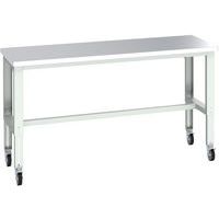 Cubio bank op roestvrijstalen wielen - 2000x750x840-1140mm - Bott