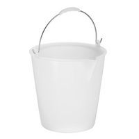 Seau blanc avec bec verseur - 12L - Matfer