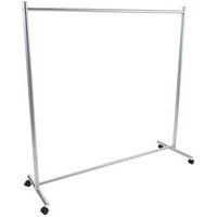 Garderoberek Strong aluminium, Hoogte: 167 cm, Breedte: 52 cm, Kleur: Grijs, Lengte: 170 cm, Gewicht: 10.0 kg