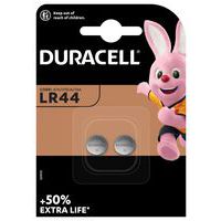Pile bouton Alcaline LR44 V13GA - Pack de 2 - Duracell