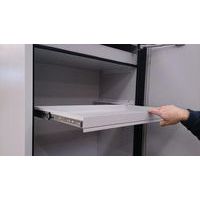 Legbord uitschuifbaar rvs voor veiligheidskast brandwerend - EXACTA