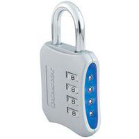 Hangslot 4-cijferig Ø6/50mm diverse kleuren 653EURD - Master Lock
