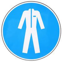 Gebodsbord - Veiligheidskleding verplicht - Zelfklevend