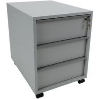 Verrijdbaar ladeblok met 3 laden Misao, Materiaal: Gemelamineerd, Totale hoogte: 56 cm, Aantal laden: 3