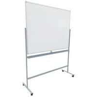Gelakt magnetisch whiteboard, mobiel en keerbaar - Manutan