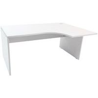 Compact bureau - Onderstel met wangen - Grijs - Manutan Expert