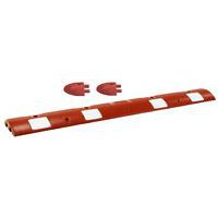 Verkeersdrempel met eindstuk rood/wit - 20T - 10 km/u - Manutan Expert