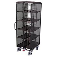 Chariot porte-documents avec 20 casiers