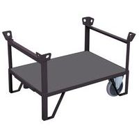 Rolplatform met 2 stapelwanden - Variofit