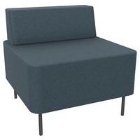 Zitmeubel met rug Zélie 1 zits B 67xH64.7 cm 4 vast poten D20mm - Eol