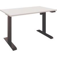 Bureau électrique avec plateau mélaminé 120 cm - Lutz - Eol