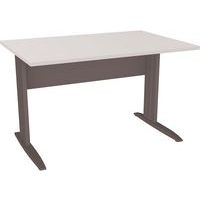 Table en pied L avec carter L120 cm - Idol - Eol