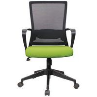 Siège de bureau Qoni, Avec accoudoir: oui, Type de pied: Roulettes, Assise matériau: Polyester, Têtière: non