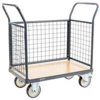 Rolcontainer met 3 gaaswanden - 400 tot 500 kg - Manutan Expert