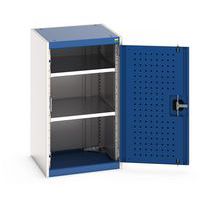 Draaideurkast geperforeerd Cubio - hoogte 900 mm - Bott