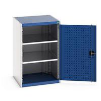 Draaideurkast geperforeerd Cubio - hoogte 1000 mm - Bott