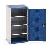 Draaideurkast geperforeerd Cubio - hoogte 1200 mm - Bott