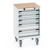 Verrijdbare ladekast Cubio SLR-557-5.3 - Bott