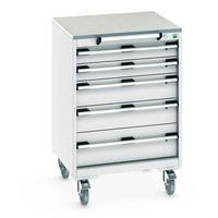 Verrijdbare ladekast Cubio SLR-668-5.1 - Bott