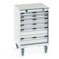 Verrijdbare ladekast Cubio SLR-668-6.1 - Bott