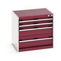 Werkplaatskast met laden cubio SL-656-4.1 - Bott